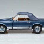 Mercedes 230 SL W113 パゴダ ブルー リミテッドエディション Norev 1:18 183767 メタル - image 4 of 8