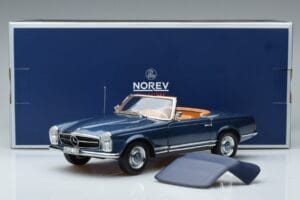Mercedes 230 SL W113 パゴダ ブルー リミテッドエディション Norev 1:18 183767 メタル - 画像 8/8