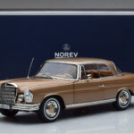Mercedes 250 SE Coupe W111 ゴールドメタリック Norev 1:18 - image 7 of 7
