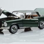 Mercedes 250 SE Coupe W111 グリーンメタリック リミテッドエディション Norev 1:18 183764 メタル - image 2 of 7