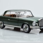 Mercedes 250 SE Coupe W111 グリーンメタリック リミテッドエディション Norev 1:18 183764 メタル - image 5 of 7