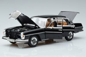 Mercedes 280 SE W108 ブラック Norev 1:18 183762 メタル - 画像 2/7