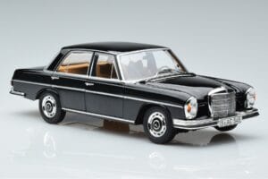 Mercedes 280 SE W108 ブラック Norev 1:18 183762 メタル - 画像 5/7