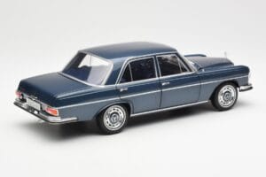 Mercedes 280 SE W108 ダークブルー メタリック Norev 1:18 183534 メタル - 画像 3/8