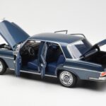 Mercedes 280 SE W108 ダークブルー メタリック Norev 1:18 - image 5 of 8
