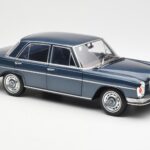 Mercedes 280 SE W108 ダークブルー メタリック Norev 1:18 - image 6 of 8