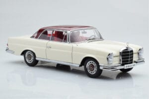 Mercedes 280 SE W108 ホワイト AUTOart 1:18 76287 メタル - 画像 6/8