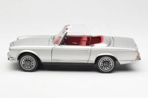 Mercedes 280 SL W113 パゴダ シルバー Schuco 1:18 450035000 メタル - 画像 4/8