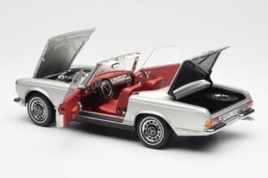 Mercedes 280 SL W113 パゴダ シルバー Schuco 1:18 450035000 メタル - 画像 5/8