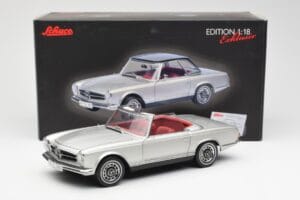 Mercedes 280 SL W113 パゴダ シルバー Schuco 1:18 450035000 メタル - 画像 8/8