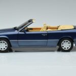 Mercedes 300 CE-24 A124 カブリオレ Nautical ブルー リミテッドエディション Norev 1:18 183879 メタル - image 4 of 7