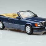 Mercedes 300 CE-24 A124 カブリオレ Nautical ブルー リミテッドエディション Norev 1:18 183879 メタル - image 5 of 7
