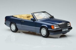 Mercedes 300 CE-24 A124 カブリオレ Nautical ブルー リミテッドエディション Norev 1:18 183879 メタル - 画像 5/7