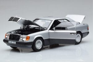 Mercedes 300 CE-24 C124 Coupe シルバー Norev 1:18 183880 メタル - 画像 2/7