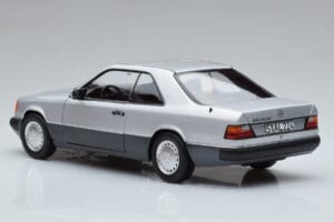 Mercedes 300 CE-24 C124 Coupe シルバー Norev 1:18 183880 メタル - 画像 6/7