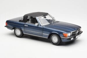 Mercedes 300 SL R107 ノーティカルブルー Norev 1:18 183466 メタル - 画像 6/8