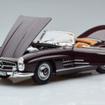 Mercedes 300 SL W198 Roadster レッド Norev 1:18 - image 2 of 8