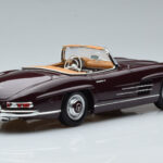 Mercedes 300 SL W198 Roadster レッド Norev 1:18 - image 3 of 8