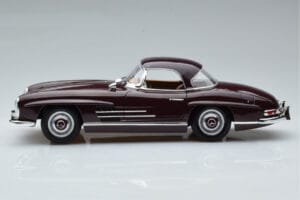 Mercedes 300 SL W198 Roadster レッド Norev 1:18 183891 メタル - 画像 4/8