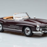 Mercedes 300 SL W198 Roadster レッド Norev 1:18 - image 6 of 8