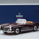 Mercedes 300 SL W198 Roadster レッド Norev 1:18 - image 8 of 8