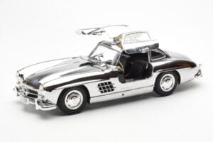 Mercedes 300 SL W198 クローム Minichamps 1:18 B66040645 メタル - 画像 2/8