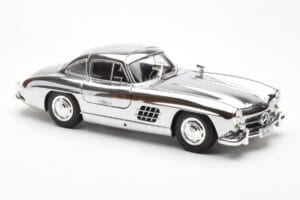 Mercedes 300 SL W198 クローム Minichamps 1:18 B66040645 メタル - 画像 6/8