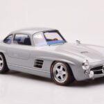 Mercedes 300 SL W198 Gullwing By S-Klub グレー GT Spirit 1:18 - image 4 of 6