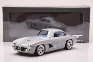 Mercedes 300 SL W198 Gullwing By S-Klub グレー GT Spirit 1:18 GT418 レジン - 画像 6/6