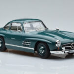 Mercedes 300 SL W198 Gullwing グリーン Norev 1:18 - image 5 of 7