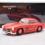 Mercedes 300 SL W198 Gullwing レッド Minichamps 1:18 - image 8 of 8