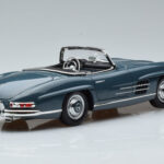 Mercedes 300 SL W198 Roadster ブルー Norev 1:18 - image 3 of 9