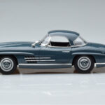 Mercedes 300 SL W198 Roadster ブルー Norev 1:18 - image 5 of 9