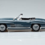 Mercedes 300 SL W198 Roadster ブルー Norev 1:18 - image 6 of 9