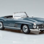 Mercedes 300 SL W198 Roadster ブルー Norev 1:18 - image 7 of 9