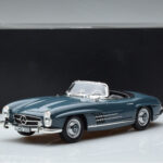 Mercedes 300 SL W198 Roadster ブルー Norev 1:18 - image 9 of 9