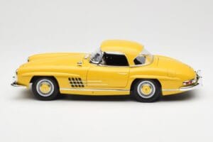 Mercedes 300 SL W198 Roadster イエロー Norev 1:18 B66040669 メタル - 画像 4/8