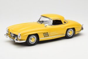 Mercedes 300 SL W198 Roadster イエロー Norev 1:18