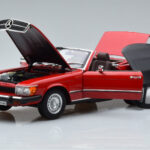 Mercedes 450 SL R107 USバージョン レッド Norev 1:18 - image 2 of 8