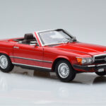 Mercedes 450 SL R107 USバージョン レッド Norev 1:18 - image 6 of 8