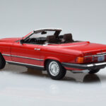 Mercedes 450 SL R107 USバージョン レッド Norev 1:18 - image 7 of 8