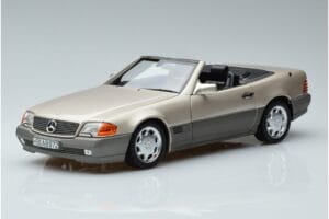 Mercedes 500 SL R129 スモークシルバー Norev 1:18 183719 メタル