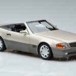 Mercedes 500 SL R129 スモークシルバー Norev 1:18 183719 メタル - image 5 of 7