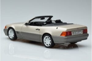 Mercedes 500 SL R129 スモークシルバー Norev 1:18 183719 メタル - 画像 6/7