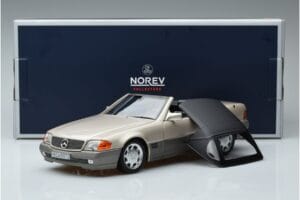 Mercedes 500 SL R129 スモークシルバー Norev 1:18 183719 メタル - 画像 7/7