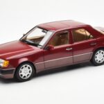 Mercedes 500E W124 レッドメタリック ディーラーエディション Norev 1:18