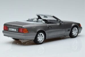 Mercedes 500 SL R129 グレーメタリック Norev 1:18 183715 メタル - 画像 3/7