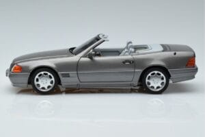 Mercedes 500 SL R129 グレーメタリック Norev 1:18 183715 メタル - 画像 4/7