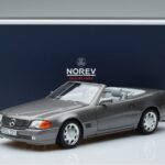 Mercedes 500 SL R129 グレーメタリック Norev 1:18 183715 メタル - image 7 of 7