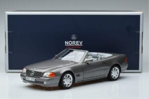 Mercedes 500 SL R129 グレーメタリック Norev 1:18 183715 メタル - 画像 7/7